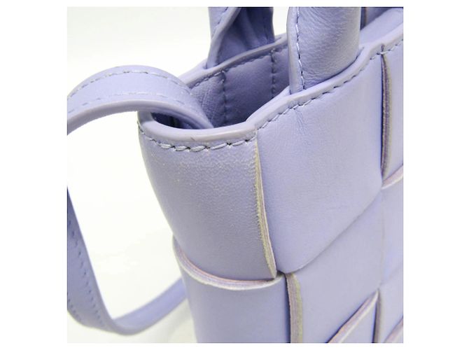 Borsa Mini Cassette in pelle Bottega Veneta - vista 9