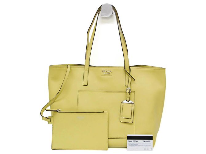 Tote Prada CITY CALF 1BG038 Damen Schultertasche aus Leder - Ansicht 2