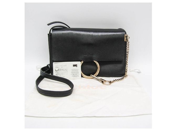 Bolsa de ombro em couro Chloé Faye para mulher - vista 2