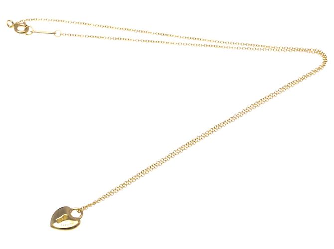 Autre Marque Tiffany Heart Lock Key Halskette in Roségold - Ansicht 12