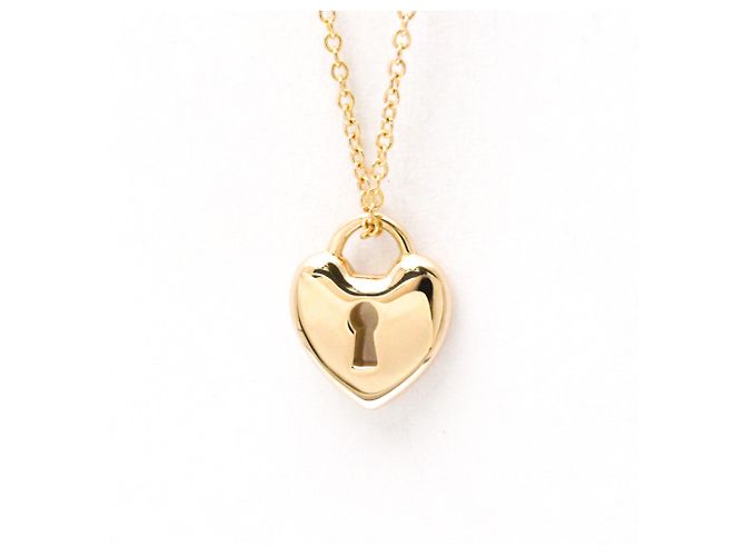 Autre Marque Tiffany Heart Lock Key Halskette in Roségold - Ansicht 2