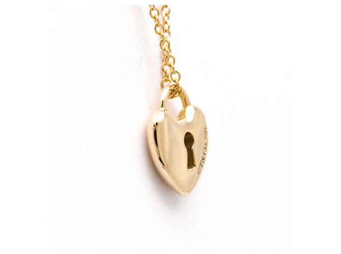 Autre Marque Tiffany Heart Lock Key Halskette in Roségold - Ansicht 4