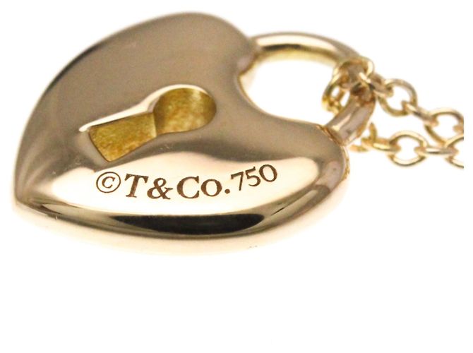 Autre Marque Tiffany Heart Lock Key Halskette in Roségold - Ansicht 6