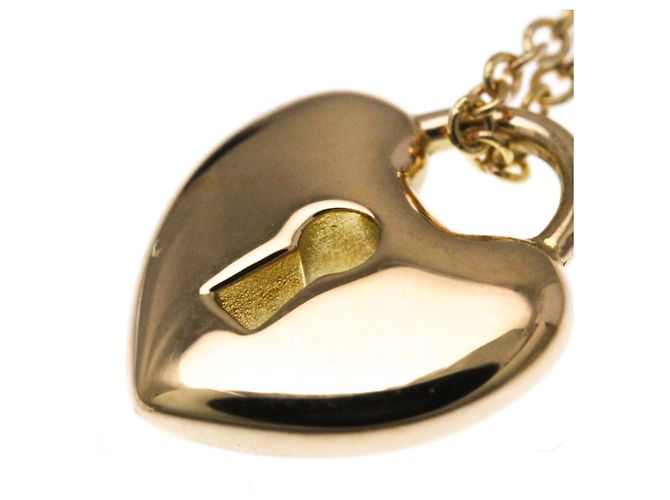 Autre Marque Tiffany Heart Lock Key Halskette in Roségold - Ansicht 7