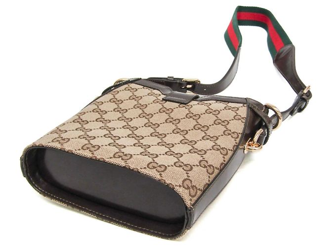 Borsa a secchiello mini Gucci GG Canvas - vista 2