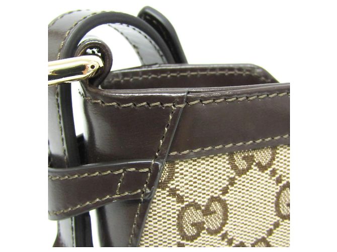 Borsa a secchiello mini Gucci GG Canvas - vista 8