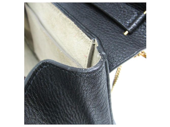 Bolso de hombro de piel Chloé Drew para mujer en Black - vista 12