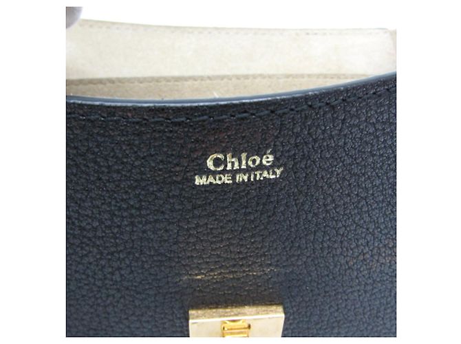 Bolso de hombro de piel Chloé Drew para mujer en Black - vista 18