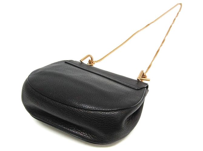Bolso de hombro de piel Chloé Drew para mujer en Black - vista 2