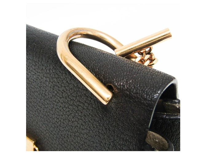 Bolso de hombro de piel Chloé Drew para mujer en Black - vista 9