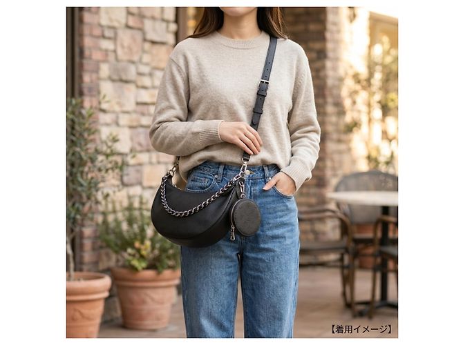 Borsa a tracolla Louis Vuitton Baia PM Mahina - vista 8