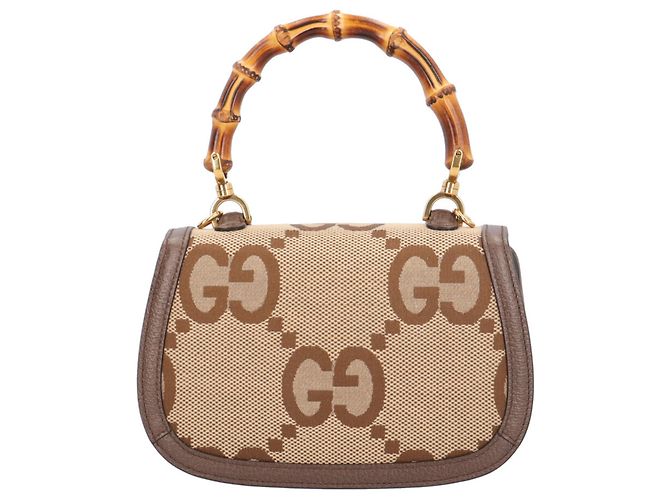 Bolsa Pequena Gucci Bamboo 1947 - vista 4