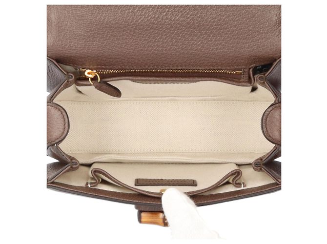 Bolsa Pequena Gucci Bamboo 1947 - vista 7