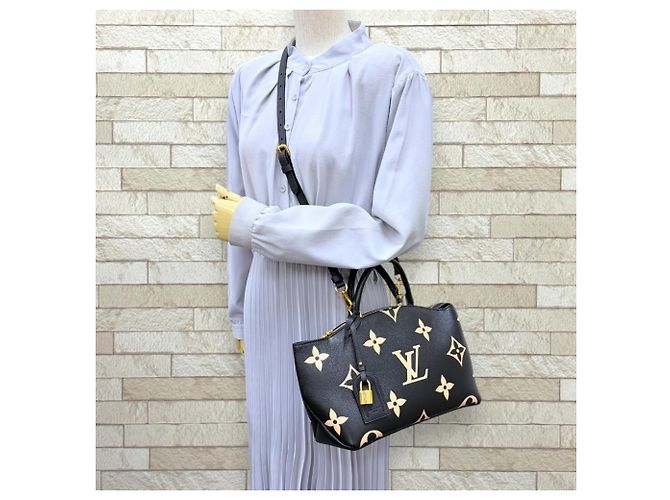 Borsa a tracolla Louis Vuitton Petit Palais PM Bicolor Monogram Empreinte - vista 2