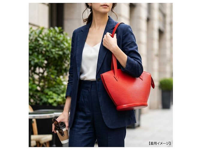 Bolsa de Ombro Louis Vuitton Saint Jacques em Couro Epi - vista 15