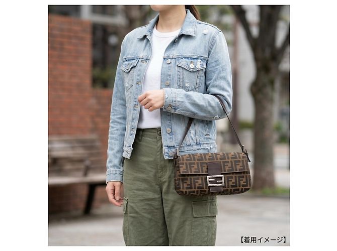 Borsa Fendi Mamma Bucket Zucca - vista 8