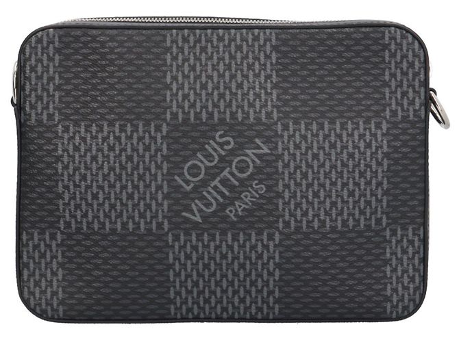 Louis Vuitton Trio Messenger Damier Graphite 3D Shoulder Bag - view 3
