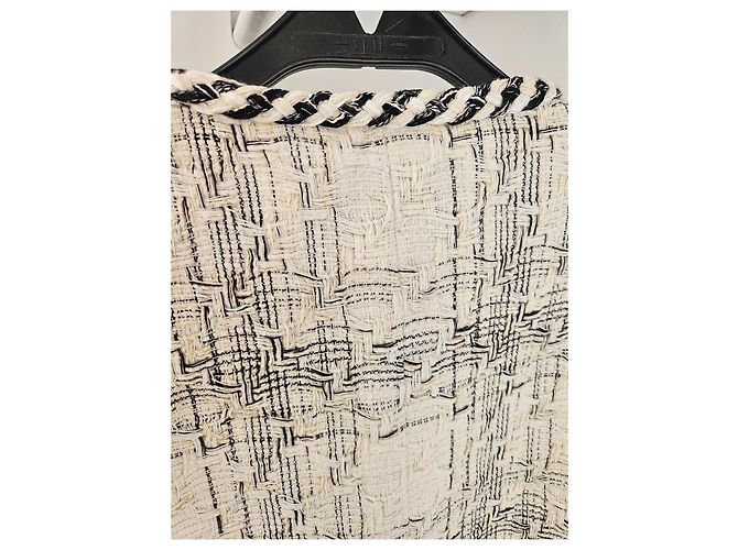 Chaqueta Chanel de tweed crema - vista 10