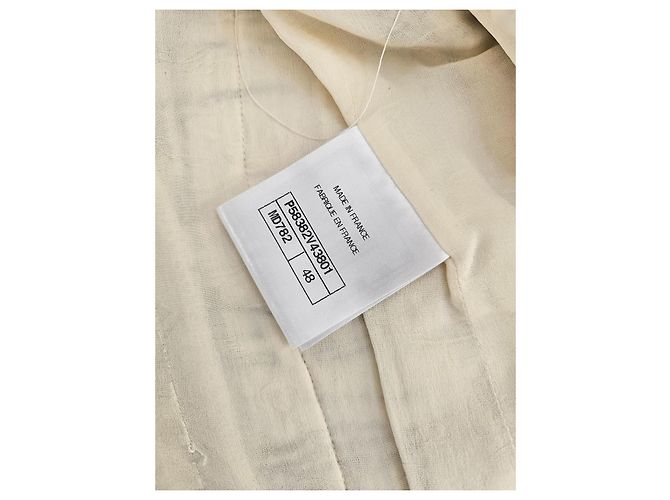 Chaqueta Chanel de tweed crema - vista 11