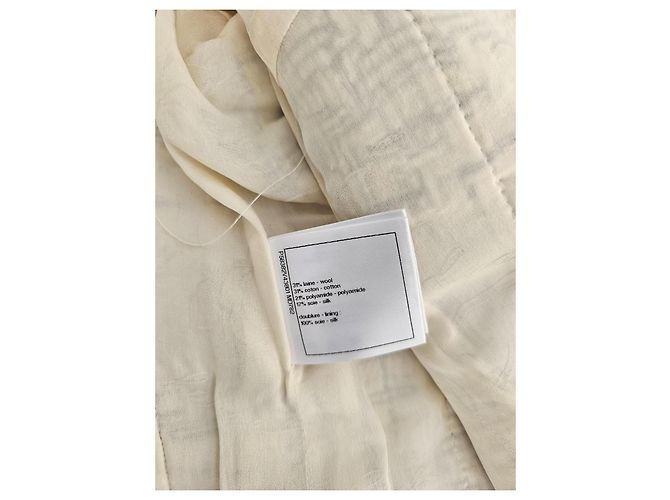 Chaqueta Chanel de tweed crema - vista 7