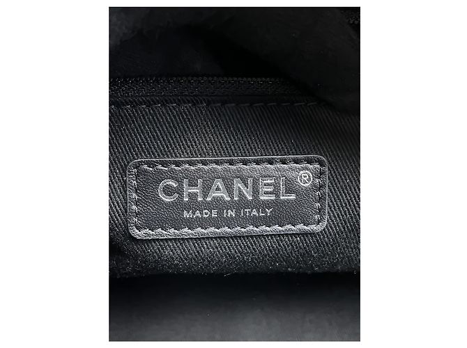 Chanel Blue Small Canvas Deauville Bowling Bag - Ansicht 5
