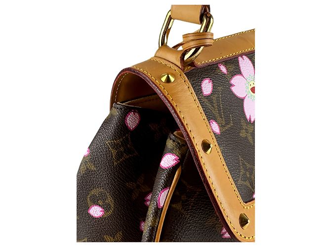 Louis Vuitton Brown Takashi Murakami Monogram Cherry Blossom Sac Retro - vista 10