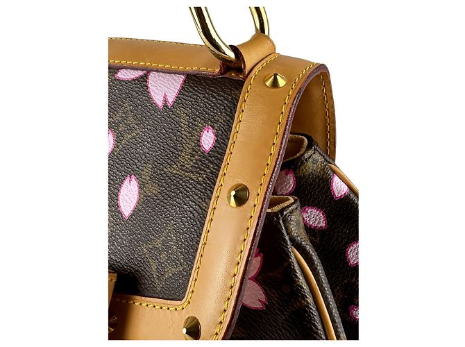 Louis Vuitton Brown Takashi Murakami Monogram Cherry Blossom Sac Retro - vista 11