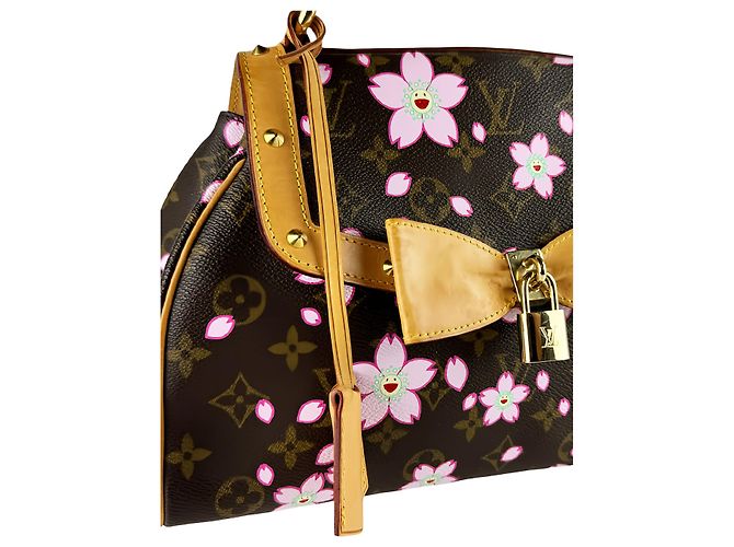 Louis Vuitton Brown Takashi Murakami Monogram Cherry Blossom Sac Retro - vista 12