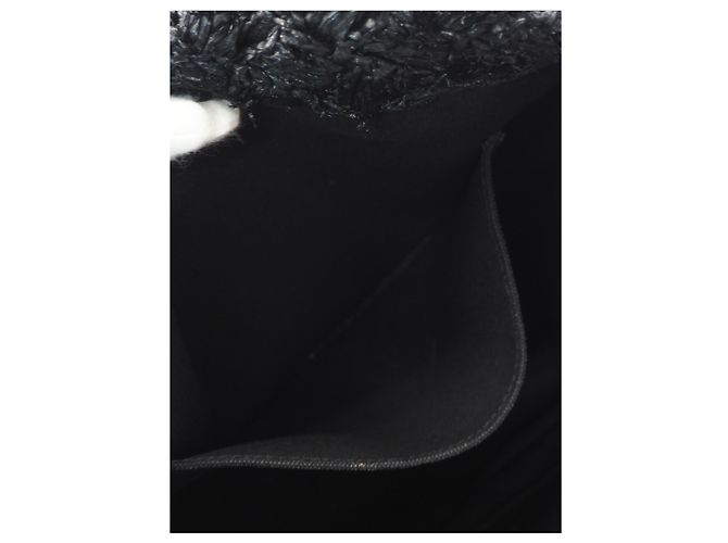 Bolsa Satchel Prada em ráfia bege - vista 8
