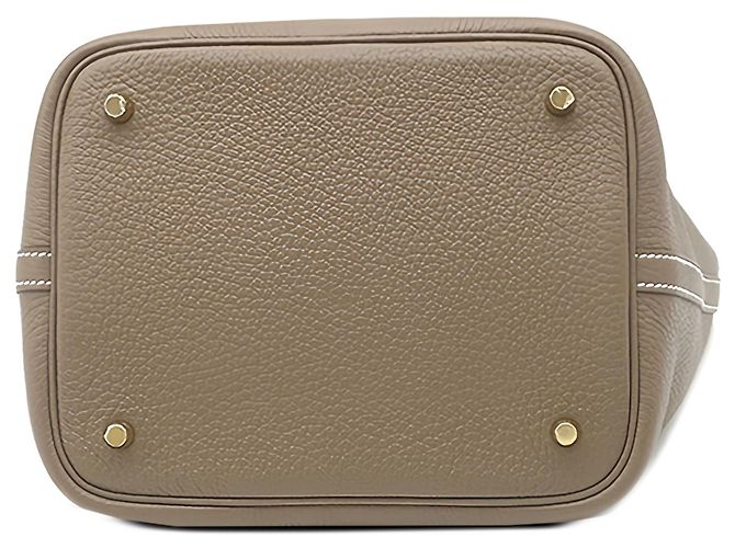 Hermès Gray Clemence Picotin Lock 22 - vue 3
