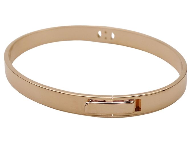 Hermès Bracciale Hermes H. d'Ancre PM in oro rosa - vista 3