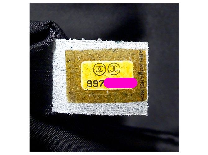 Borsa a tracolla/messenger Chanel in nylon marrone scuro - vista 7