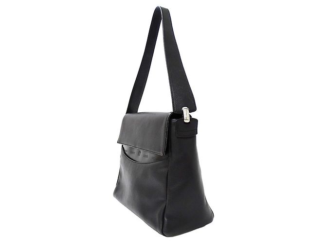 Loewe Black Leather Shoulder Bag - view 4
