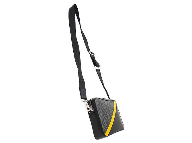 Borsa a tracolla in pelle da uomo Fendi - vista 4