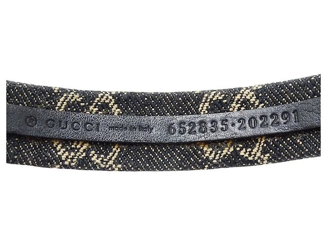 Fascia per capelli donna Gucci in denim GG - vista 6
