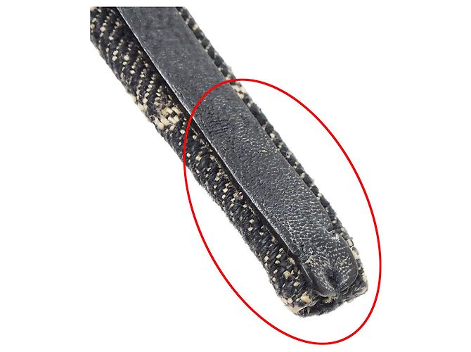 Fascia per capelli donna Gucci in denim GG - vista 9