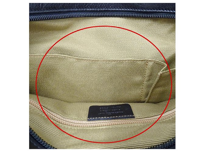 Gancini Borsa Tote Salvatore Ferragamo in tela nera - vista 12