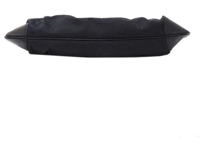 Gancini Borsa Tote Salvatore Ferragamo in tela nera - vista 3