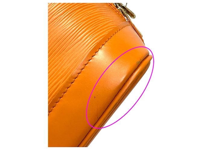 Louis Vuitton Alma Mandarin Epi Leather Handtasche - Ansicht 8