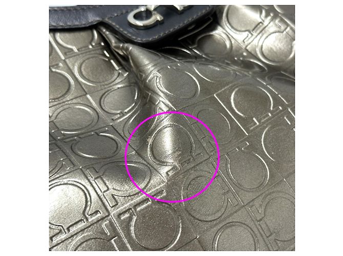 Borsa Tote Salvatore Ferragamo Double Gancini - vista 12