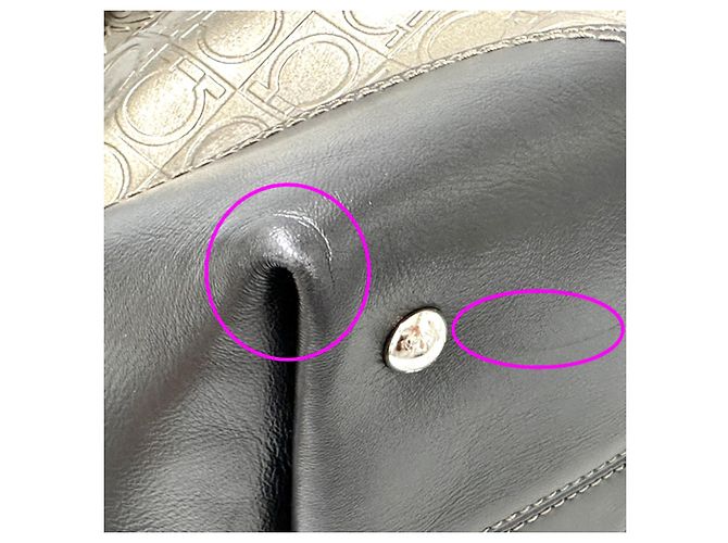 Borsa Tote Salvatore Ferragamo Double Gancini - vista 15