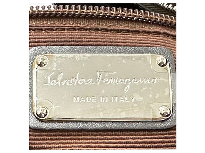 Borsa Tote Salvatore Ferragamo Double Gancini - vista 7
