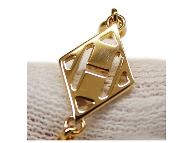 Hermès Boucles d'oreilles puces Hermes Pink Gold - vue 9