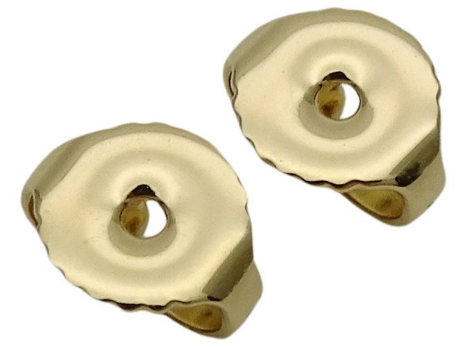 Boucles d'oreilles puces Harry Winston en or jaune 18K - vue 6