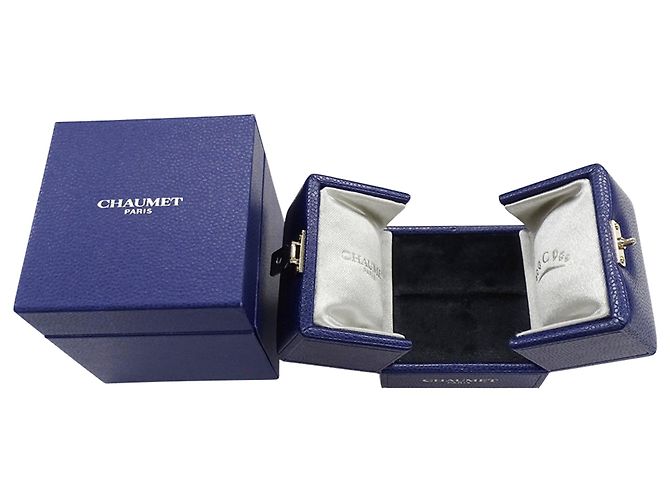 Anel Aliança Chaumet em Ouro Branco 18K - vista 11