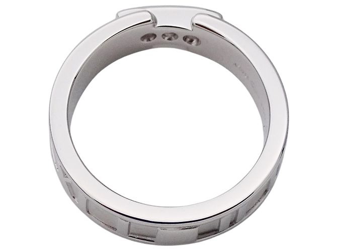 Autre Marque Anello Fascia Atlas da Donna Tiffany & Co. con 3 Diamanti - vista 5
