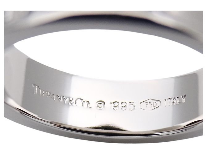 Autre Marque Anello Fascia Atlas da Donna Tiffany & Co. con 3 Diamanti - vista 6