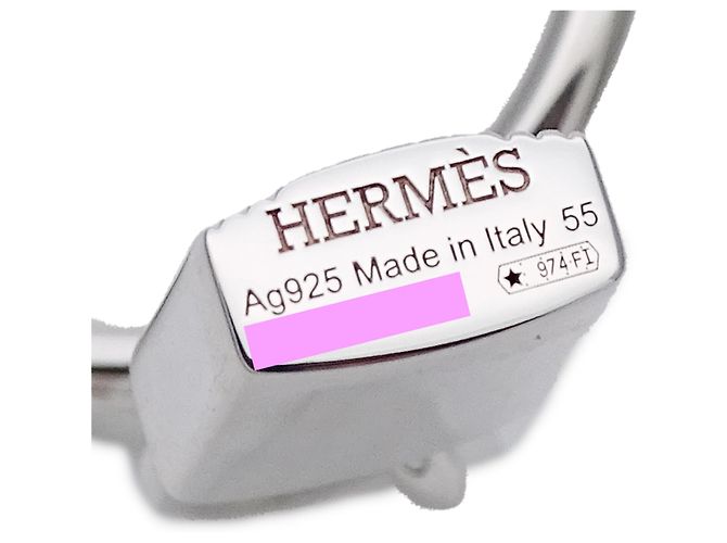 Ring Hermès Anello a Fascia Hermes Silver 925 - vista 5