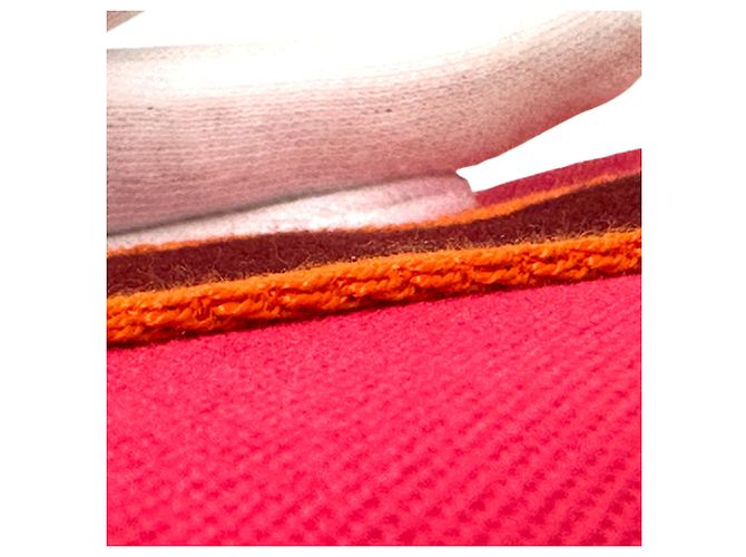 Hermès Hermes Pink Toile Officier Handtasche - Ansicht 10