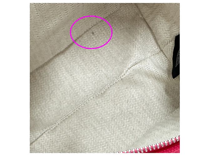 Hermès Hermes Pink Toile Officier Handtasche - Ansicht 12